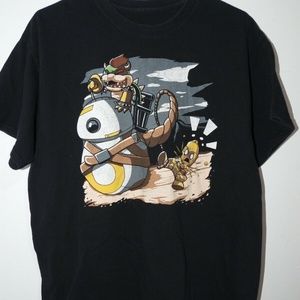 Star Wars C3P0 BB8 Mario Bowzer Cross Over Mash up